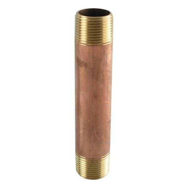 025 x 5 in Pipe Nipple S40 Brass, Smithcooper, Mfr#: 86NI4002050U